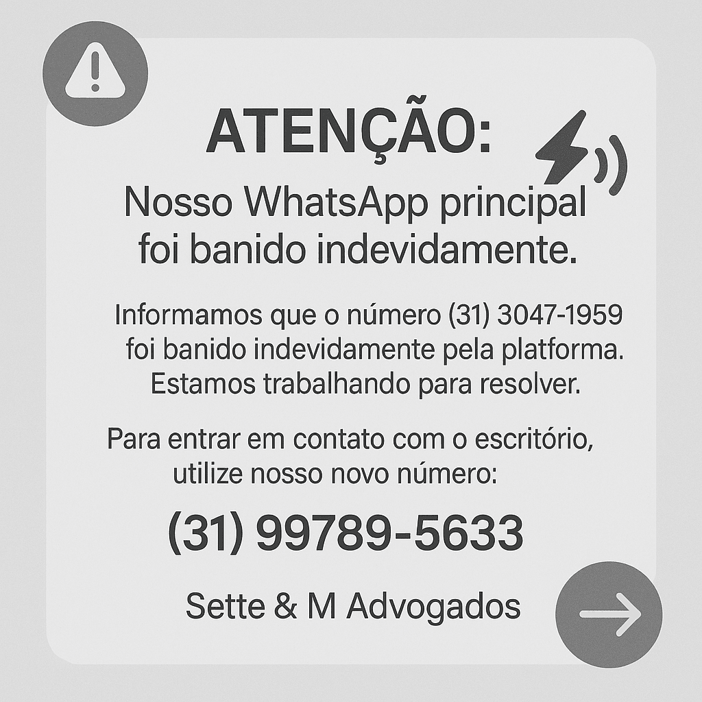 Comunicado importante - mudamos de whatsapp