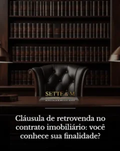 Cláusula de retrovenda no contrato imobiliário